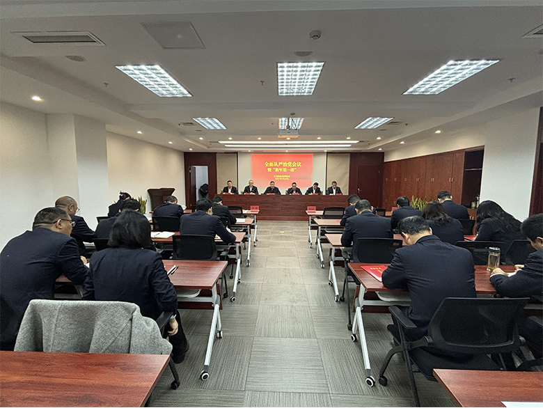 集團召開全面從嚴(yán)治黨大會暨“新年第一課”